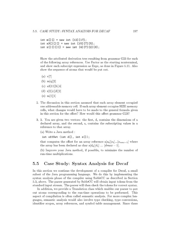 Compiler Design: Theory, Tools, and Examples - Page 197